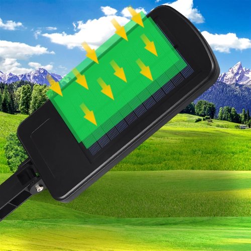 Світлодіодний вуличний прожектор LL-68T з датчиком руху, сонячною панеллю та пультом ДК