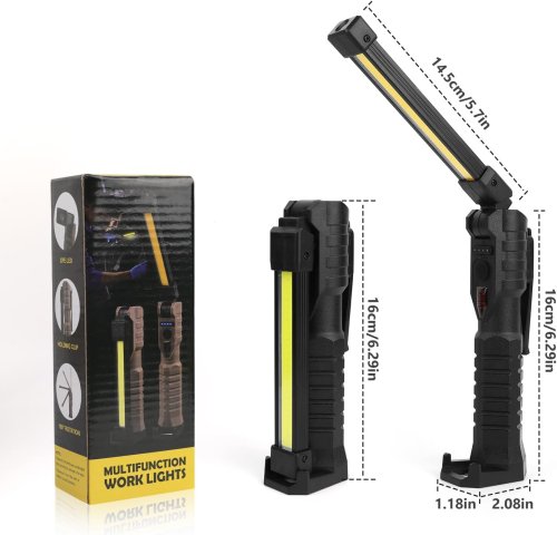 Акумуляторний поворотний ліхтар LIGHT L08-1 для кемпінгу з магнітною підставкою та гачком