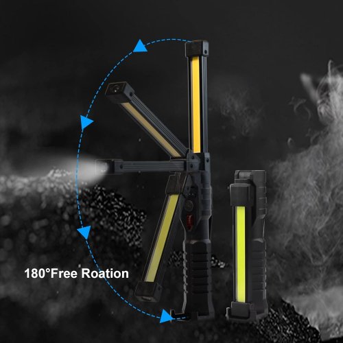 Акумуляторний поворотний ліхтар LIGHT L08-1 для кемпінгу з магнітною підставкою та гачком