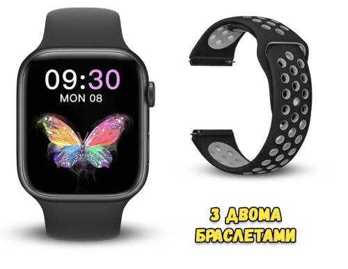 Смарт-годинник Smart Watch T55 з 2 ремінцями для сповіщень та фітнесу