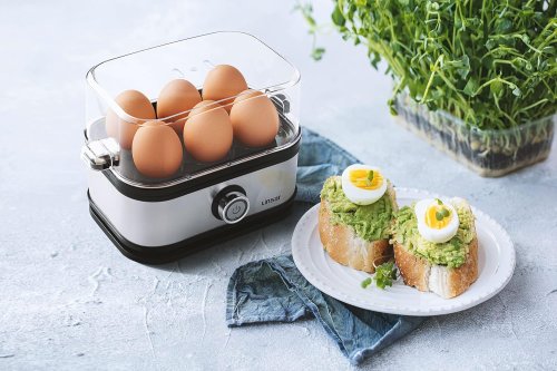 Електрична яйцеварка для кухні на 6 яєць — зручна та безпечна