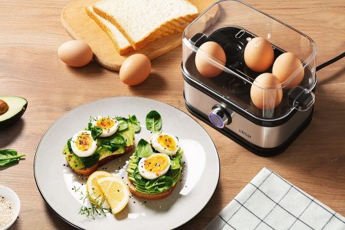 Електрична яйцеварка для кухні на 6 яєць — зручна та безпечна