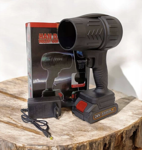 Турбореактивний ручний вентилятор-повітродувка XL-1589, акумуляторний, до 70 м/с