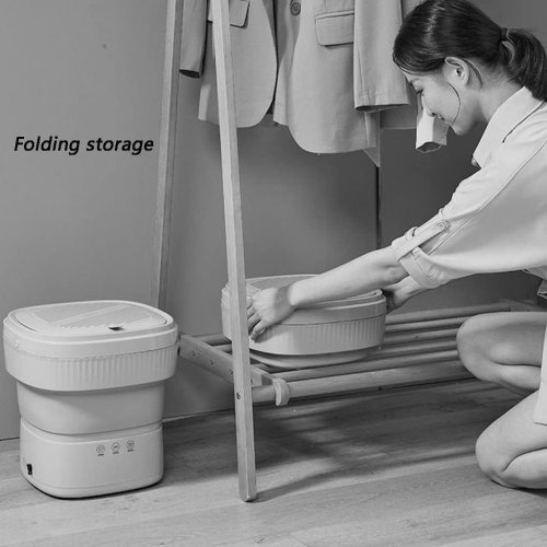 Складна портативна міні-пральна машина-ведро 8 л UKC XPB15-8