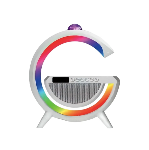 Настільна смарт-лампа-нічник 3-в-1 RGB G2388 з бездротовою зарядкою та Bluetooth-колонкою