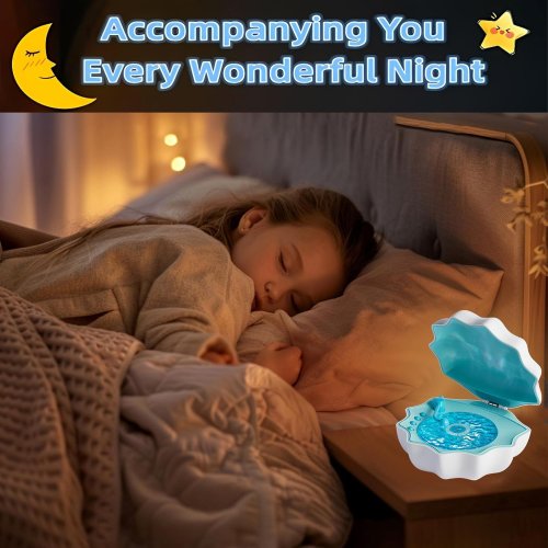 Акумуляторний нічник-колонка «Мушля» з Bluetooth та програвачем для затишку вдома