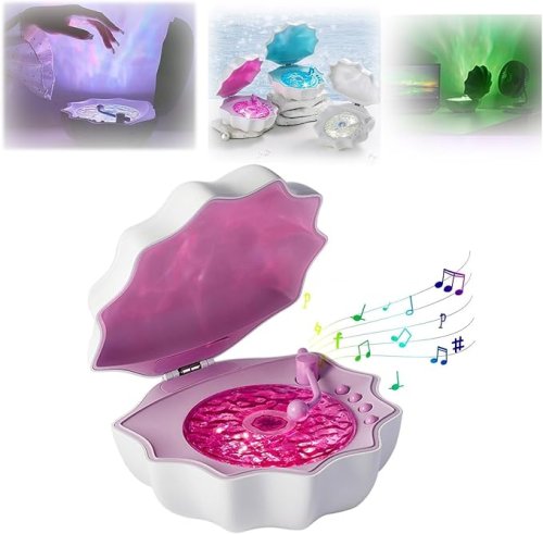 Акумуляторний нічник-колонка «Мушля» з Bluetooth та програвачем для затишку вдома