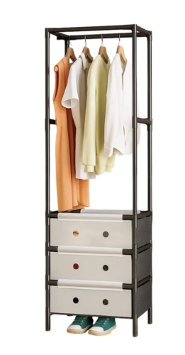 Підлогово-підвісна вішалка-стелаж RIAS YMJ-01 для одягу, взуття та аксесуарів