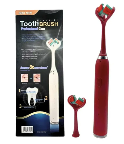Акумуляторна електрична зубна щітка Best New з подвійною головкою, ефективне чищення