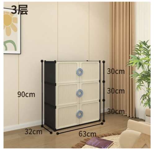 Шафа-полиця для взуття SNG06 із закритими полицями для зберігання вдома