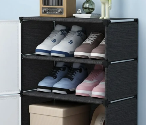 Шафа-полиця для взуття BXG-02 із закритим стелажем для зберігання у вбиральні