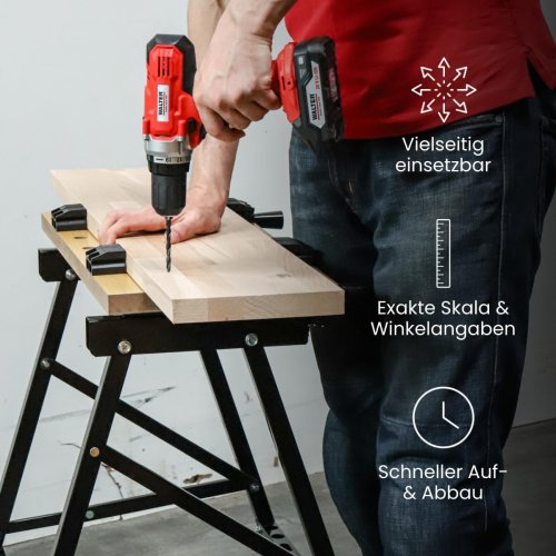 Розкладний робочий стіл-верстак Vorel FT 560×780×620 мм для майстерні