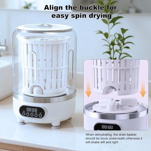 Міні пральна машинка 3-в-1 Laundry Cup для дому, компактна портативна