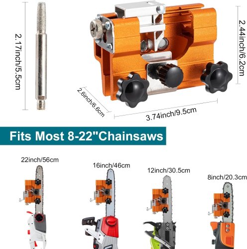 Ручна точилка BIGSTREN для заточування ланцюгів бензопил без демонтажу