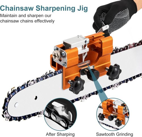 Ручна точилка BIGSTREN для заточування ланцюгів бензопил без демонтажу