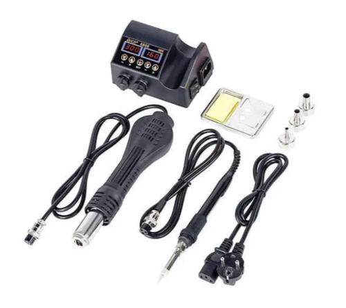 Паяльна станція Micro JCD 8898 80 Вт з термофеном, цифровий набір для пайки