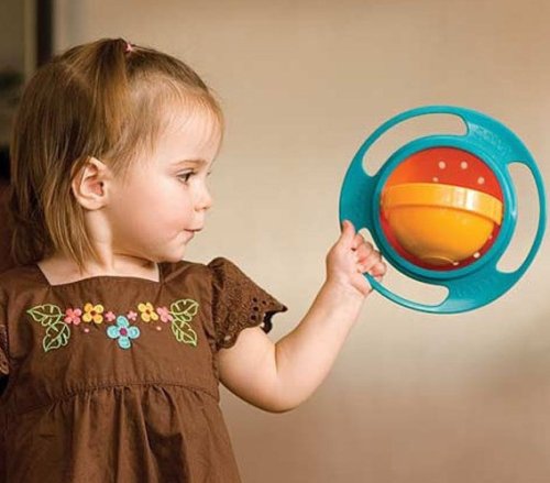 Дитяча тарілка-непроливайка Gyro Bowl (обертова миска, захист від проливання)