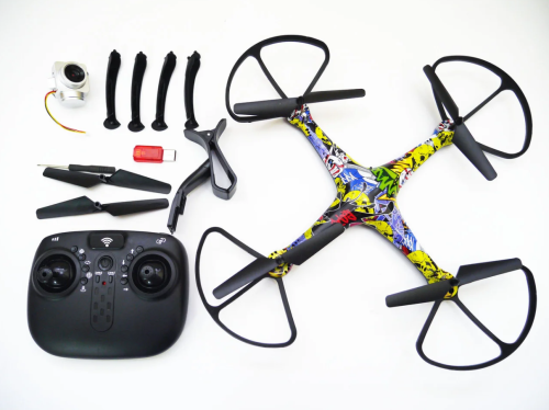 Радіокерований квадрокоптер-дрон CD622/623W з Wi‑Fi камерою, літаючий