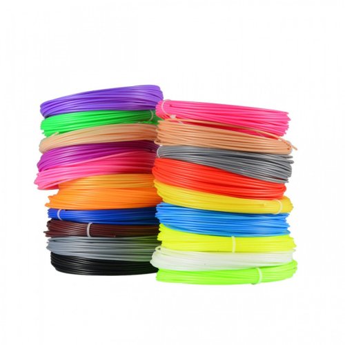 PLA-пластик для 3D-ручки: 10 кольорів × 10 м, набір картриджів 100 м