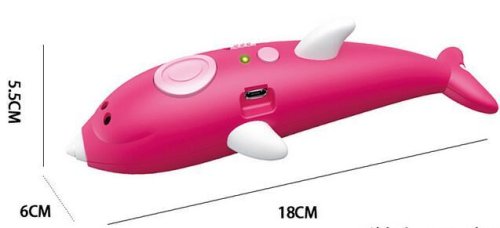 3D ручка 3dPen Dolphin 9003 з трафаретами «Дельфін», набір для дитячої творчості