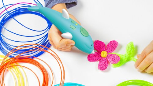 3D ручка 3dPen Dolphin 9003 з трафаретами «Дельфін», набір для дитячої творчості