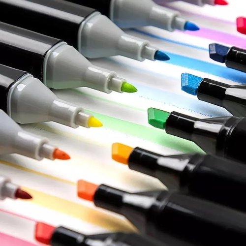 Набір двосторонніх маркерів для скетчингу Sketch Marker Touch Raven, 36 шт.