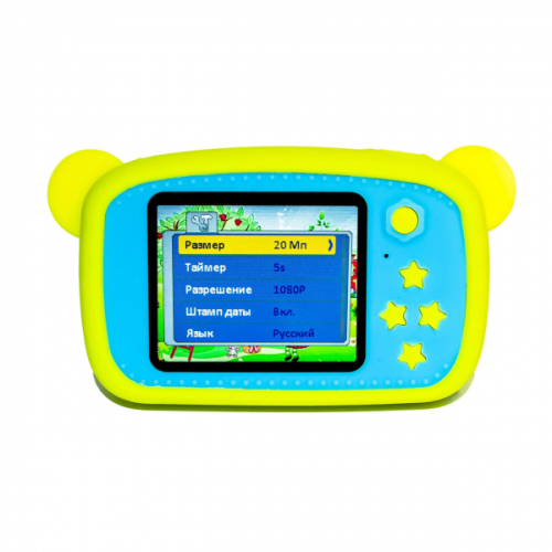 Дитячий цифровий фотоапарат BEAR ведмедик з іграми: камера для фото та відео дітям