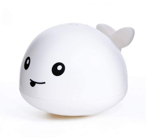 Іграшка для купання Mini Whale Fountain — кит‑фонтанчик з RGB підсвіткою для плавання