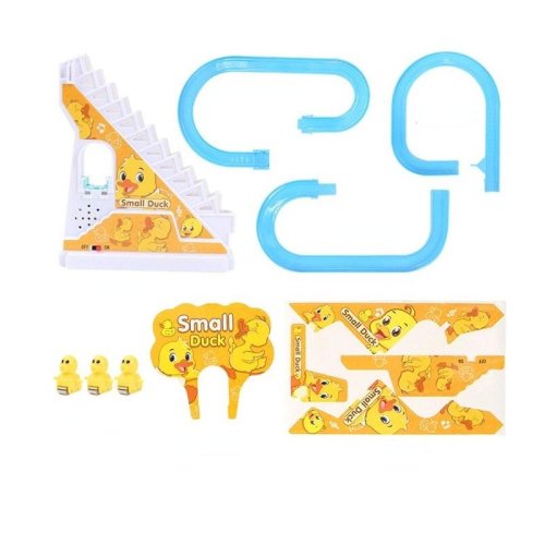 Інтерактивна музична гоночна траса Small Duck: качині гірки-ескалатор для дітей