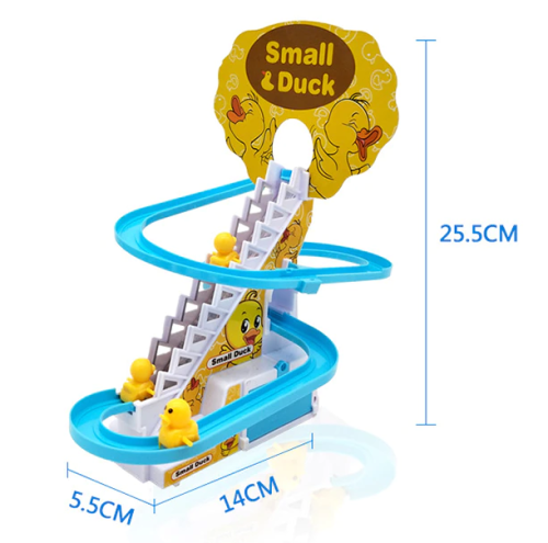 Інтерактивна музична гоночна траса Small Duck: качині гірки-ескалатор для дітей