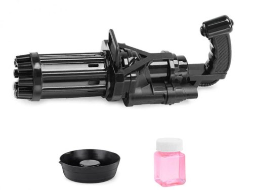 Іграшковий автомат‑пістолет для мильних бульбашок Bubble Gun BUBBLE BLASTER з пляшкою мила