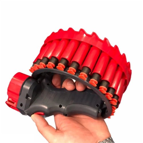 Автоматичний іграшковий бластер-кулемет Growler H01, 28 зарядів, акумуляторний