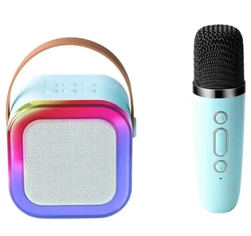 Дитячий караоке-набір: бездротовий мікрофон і Bluetooth-колонка для співу