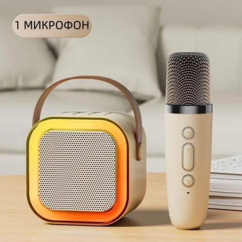 Дитячий караоке-набір: бездротовий мікрофон і Bluetooth-колонка для співу