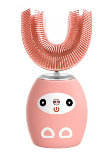 Дитяча U-подібна електрична ультразвукова силіконова зубна щітка-капа