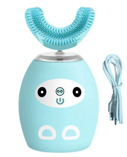 Дитяча U-подібна електрична ультразвукова силіконова зубна щітка-капа