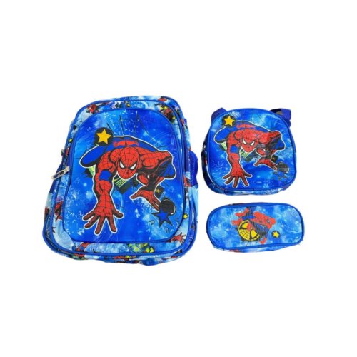 Дитячий рюкзак 3 в 1 для хлопчиків: Тачки / Людина-павук, шкільний учнівський (Спайдермен)