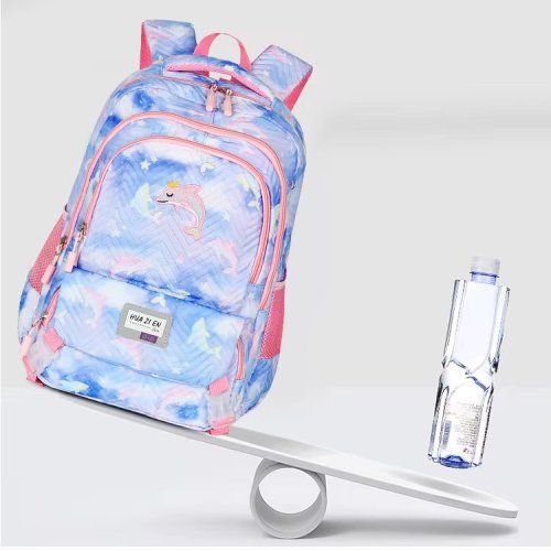 Дитячий шкільний рюкзак 3 в 1 для дівчаток «Дельфінчик» (набір: рюкзак+сумка+пенал)