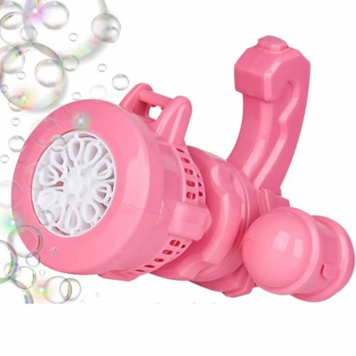 Дитячий автомат-кулемет Bubble Machine Toy — генератор мильних бульбашок (пухирцевий пістолет)