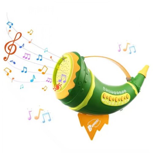 Інтерактивний дитячий музичний ріжок Animal Caller з імітацією 30 звуків тварин