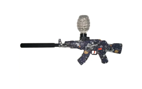 Дитячий орбібольний автомат GUN TOYS WH10 — кулемет‑пістолет, стріляє орбізами та гелевими кульками