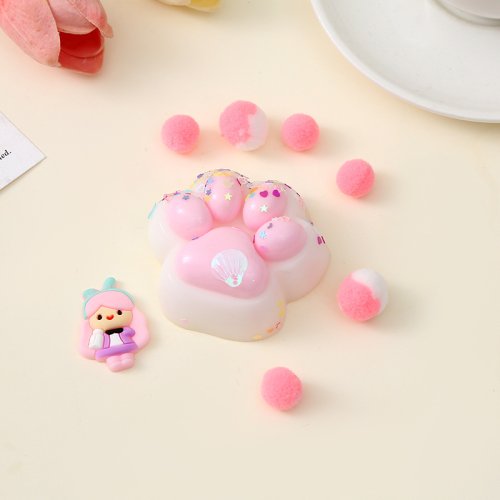 Антистрес-іграшка Squish Cat Paw: силіконова сквіш-лапка котика (таба) для дітей