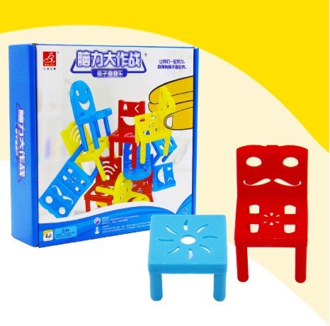 Стільці-балансири: настільна розвивальна гра для дітей, пірамідка зі стільців що балансують