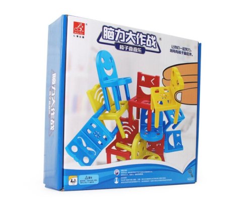 Стільці-балансири: настільна розвивальна гра для дітей, пірамідка зі стільців що балансують