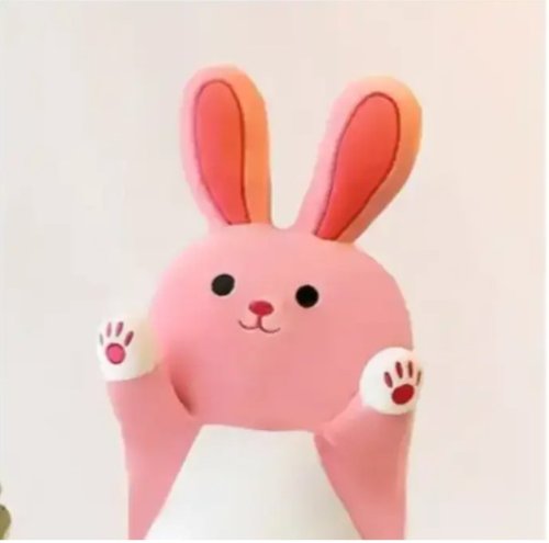 М’яка іграшка-подушка Заєць 70 см — дитяча плюшева обнімашка для сну та обіймів