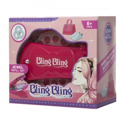 Степлер-стайлер Bling Bling для волосся: прикраса стразами, «діамантовий» для дівчаток