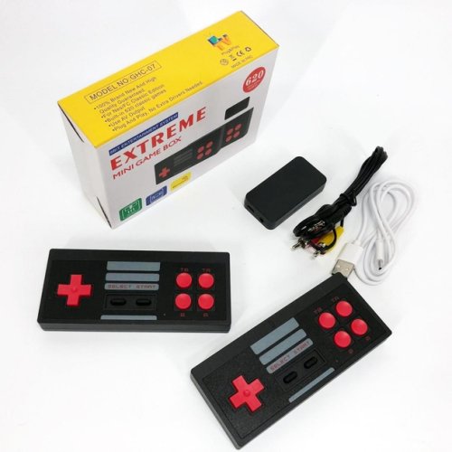 Ігрова приставка ZB-823 з 2 бездротовими джойстиками N-22, компактна, класичні ігри, HDMI