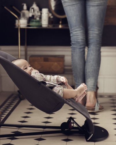 Ергономічне дитяче крісло-гойдалка BabyBjörn Balance Soft, бавовна