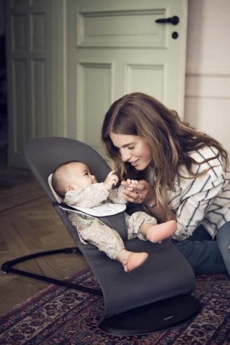 Ергономічне дитяче крісло-гойдалка BabyBjörn Balance Soft, бавовна