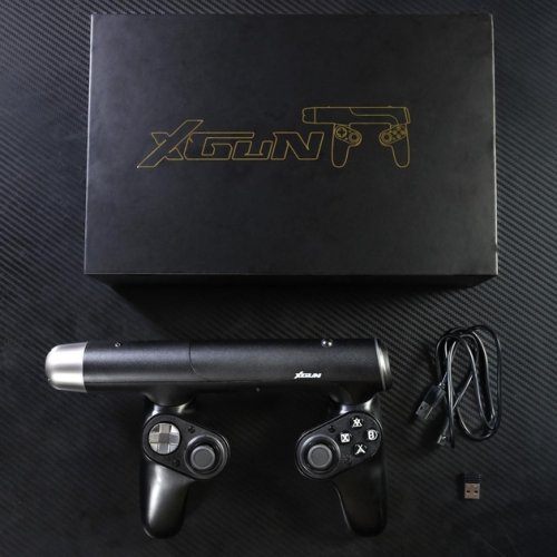 Ігровий контролер-джойстик XGUN-X1 для PS і планшета з акумулятором та лазерним прицілом